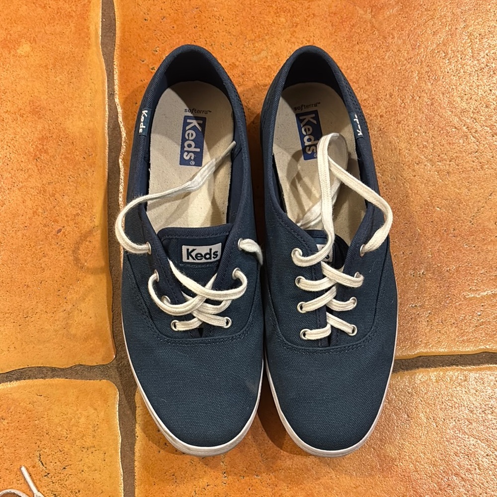 Keds Women's Navy Canvas Sneakers